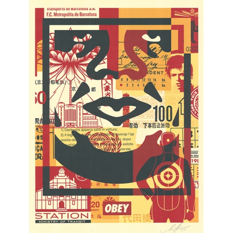 Shepard Fairey - Obey Collage