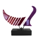 "Ravenna Purple" Glass Urn Glass Sculpture for Sale