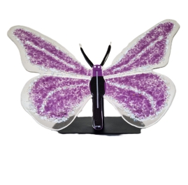 Glass Sculpture - Butterfly Monarch