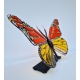 Glass Sculpture - Butterfly Monarch