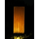 Steel Garden Wall - "Blanc" - Modern Outdoor Ornament - 75 x 195 cm