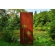 Steel Garden Wall - "Dandeleon 2" - Modern Outdoor Ornament - 75 x 195 cm