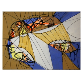 Abstract Painting - Butterfly by Wunderlich