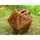 Outdoor light - “Large icosahedron” - modern garden ornament