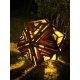 Outdoor light - “Large icosahedron” - modern garden ornament