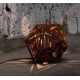 Outdoor light - “Large icosahedron” - modern garden ornament