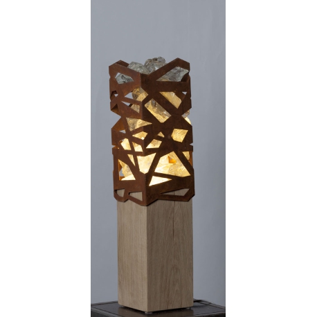 Indoor Column Light - lightgreen Z2 - modern interior ornament