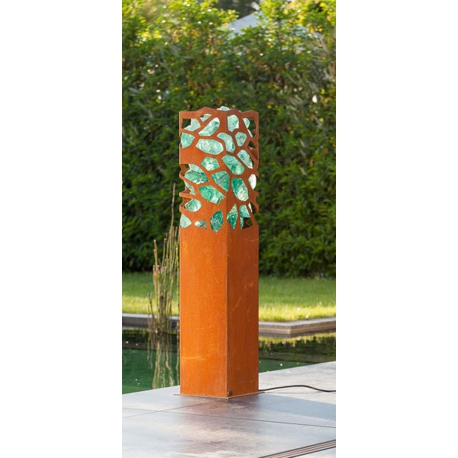 Outdoor light - “Green Glas Z1 big” - modern garden ornament