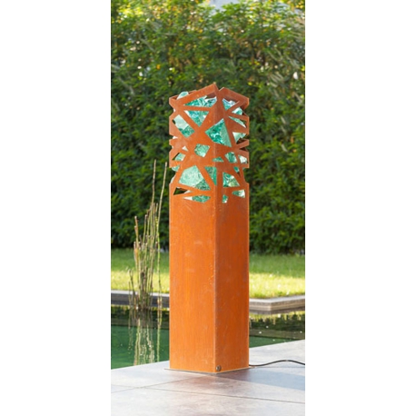 Outdoor light - “Green Glas Z2 big” - modern garden ornament