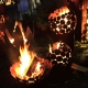 Fireplace - "Blossom Conus Base High" - Modern Outdoor Ornament