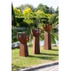 Fireplace - "Base Plate 60x60cm" - Modern Outdoor Ornament