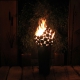 Fireplace - "Base Plate 60x60cm" - Modern Outdoor Ornament