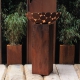 Fireplace - "Base Plate 60x60cm" - Modern Outdoor Ornament