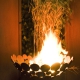 Fireplace - "Base Plate 60x60cm" - Modern Outdoor Ornament