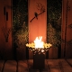 Fireplace - "Base Plate 60x60cm" - Modern Outdoor Ornament