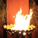 Fireplace - "Base Plate 60x60cm" - Modern Outdoor Ornament