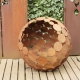 Fireplace/Decoration  - "Rusty Ball" D55cm - Modern Outdoor Ornament