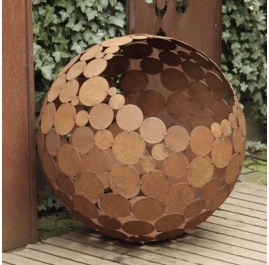 Fireplace - "Base Plate 60x60cm" - Modern Outdoor Ornament