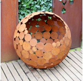 Fireplace - "Base Plate 60x60cm" - Modern Outdoor Ornament