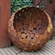 Fireplace - "Base Plate 60x60cm" - Modern Outdoor Ornament