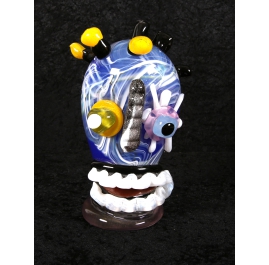 Paul Kostabi - handcrafted Murano glass sculpture