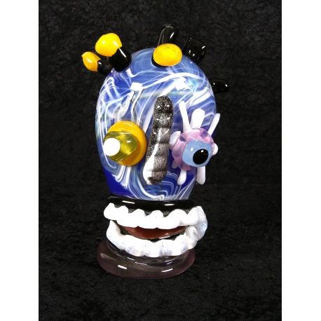 Paul Kostabi - handcrafted Murano glass sculpture