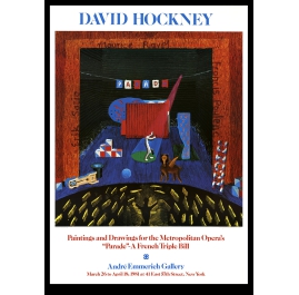 Hockney, David - Paintings and Drawings for the Metropolitan Opera’s “Parade” 1981