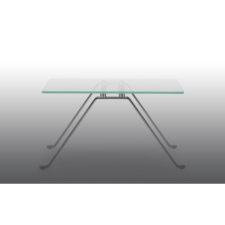 Modern Glas Table "Girsberger Model 1600 Sidetable glass"