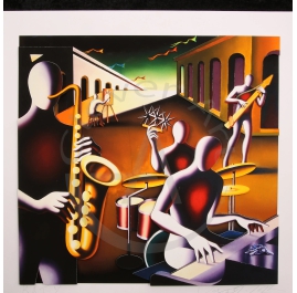 Kostabi, Mark  - Metaphysical Harmony - 3D-construction - hand signed