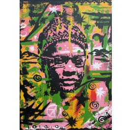 CABRAL Colorful Acrylic Painting 2024 by Nelson Neves